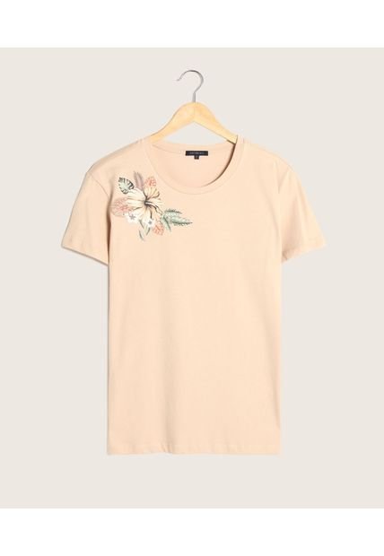 Camiseta Mujer Patprimo M/C Rosa Algodón