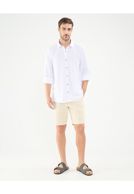 Bermuda Para Hombre  Color Beige Marca Patprimo #44100506