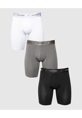 Boxer X3 Para Hombre Filete Medio Color Surtido Marca Patprimo #44000485 Patprimo