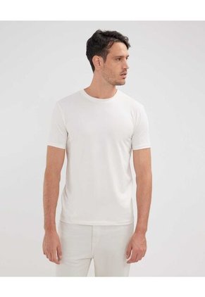Camiseta Para Hombre Manga Corta Cuello Redondo Color Blanco Marca Patprimo #44090877