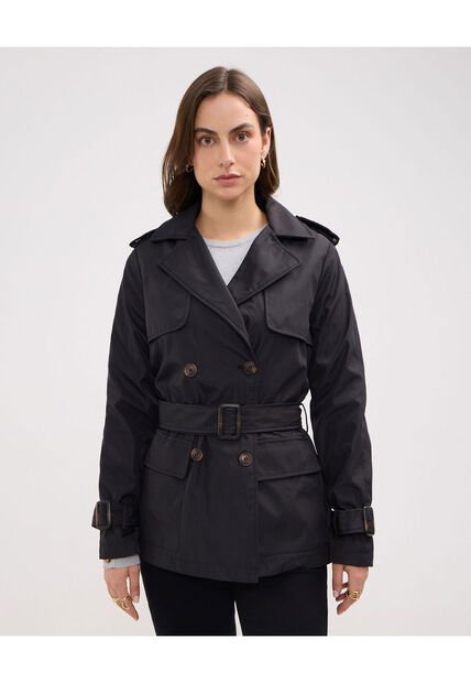 Chaqueta Para Mujer Trench Color Negro Marca Patprimo #30080532