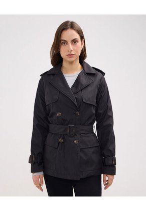 Chaqueta Para Mujer Trench Color Negro Marca Patprimo #30080532