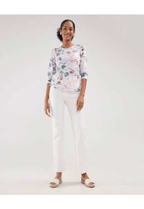 Camiseta Para Mujer M/3/4 Patprimo En Color Morado #30093522