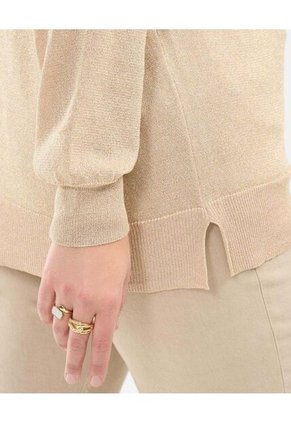 Saco Para Mujer Cuello Redondo Color Beige Marca Patprimo #14330225