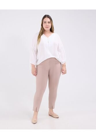Leggins Para Mujer Largo Color Beige Marca Patprimo #14230312 Patprimo