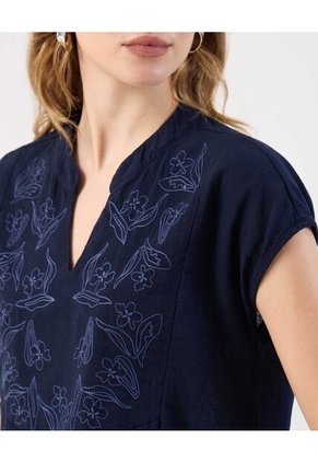 Blusa  Para Mujer Manga Corta Color Azul Marca Patprimo #30123580