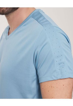 Camiseta Para Hombre Manga Corta Color Azul  Marca Patprimo #44090860