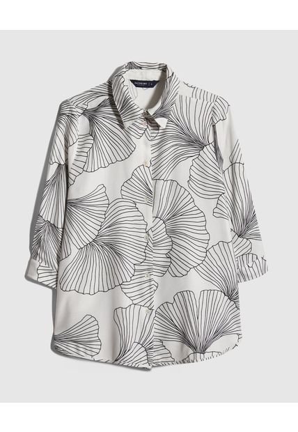 Camisa Para Mujer Manga 3/4 Color Blanco Marca Patprimo #30010637