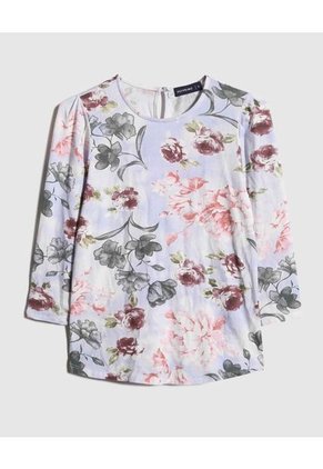 Camiseta Para Mujer M/3/4 Patprimo En Color Morado #30093522