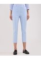 Pantalon Capri Unicolor  Para Mujer Azul Patprimo de Patprimo