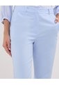Pantalon Capri Unicolor  Para Mujer Azul Patprimo de Patprimo