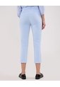 Pantalon Capri Unicolor  Para Mujer Azul Patprimo de Patprimo