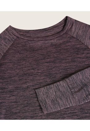 Camiseta Para Mujer Manga Larga Color Gris  Marca Patprimo #30093010