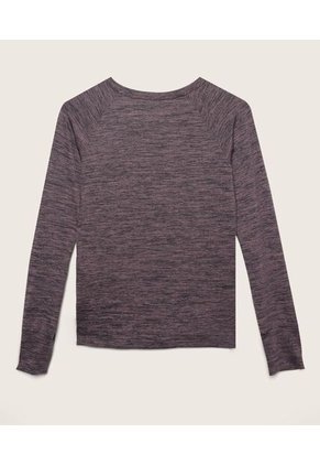 Camiseta Para Mujer Manga Larga Color Gris  Marca Patprimo #30093010