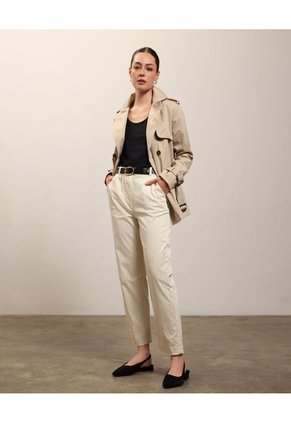 Pantalón  Para Mujer Chino Color Crema Marca Patprimo #30072101