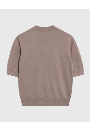 Camiseta  Para Mujer Manga Corta Cuello Redondo Color Café Marca Patprimo #30093865