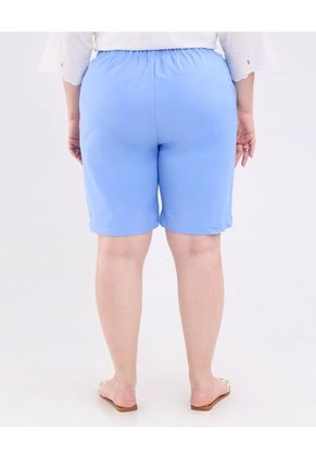 Short Para Mujer Multiusos Plano Color Azul Marca Patprimo #14190001