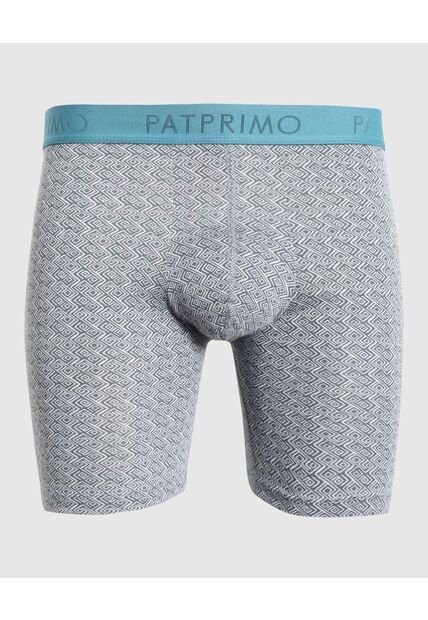 Boxer X1 Para Hombre Fleat Seamer Largo Color Gris Marca Patprimo #44000459