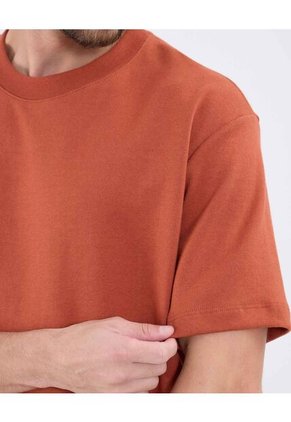 Camiseta Para Hombre Manga Corta Cuello Redondo Color Naranja Marca Patprimo #44090929