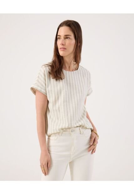 Blusa Para Mujer Manga Corta Color Verde Marca Patprimo #30123574