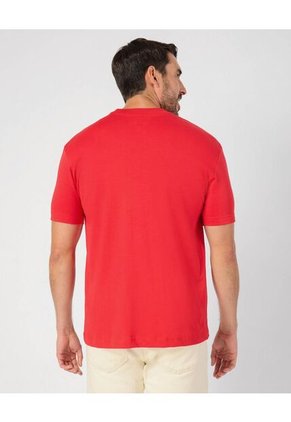 Camiseta  Para Hombre Manga Corta Cuello Redondo Color Rojo Marca Patprimo #44090972