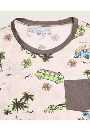 Pijama Para Niño M/C P/C Color Gris  Marca Patprimo #66040051