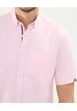 Camisa Para Hombre Manga Corta Con Bolsillo Cuello Button D Color Rosa Marca Patprimo #44013047 de Patprimo