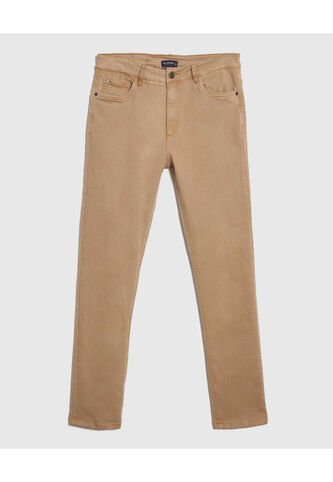 Jean Para Hombre Slim Color Café Claro Marca Patprimo #44160346 Patprimo