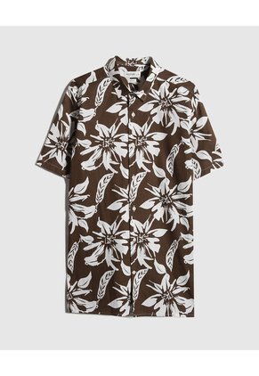 Camisa Para Hombre Manga Corta Sin Bolsillo Color Verde  Marca Patprimo #44013013