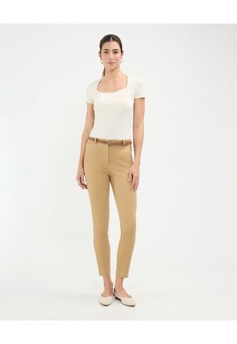 Pantalón Para Mujer Chino Color Café Claro Marca Patprimo #30071963 Patprimo
