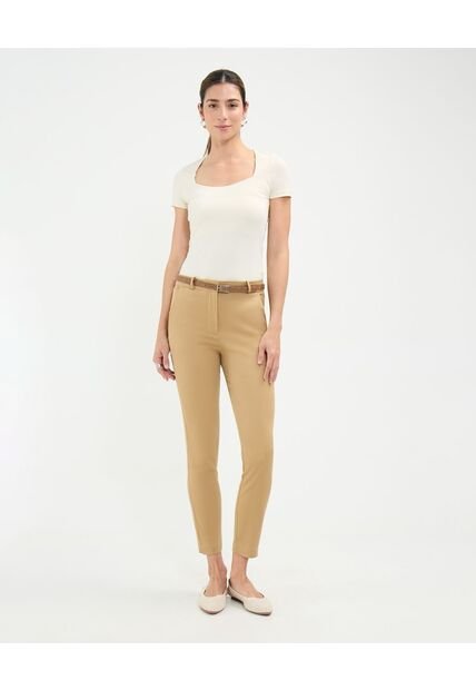 Pantalón Para Mujer Chino Color Café Claro Marca Patprimo #30071963