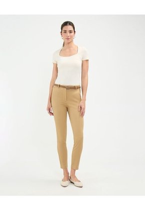 Pantalón Para Mujer Chino Color Café Claro Marca Patprimo #30071963