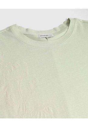 Camiseta Para Mujer Manga Corta Moda Color Verde Marca Patprimo #14098043