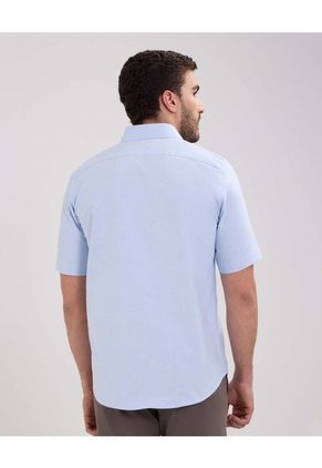 Camisa Para Hombre Manga Corta Sin Bolsillo Color Azul Claro Marca Patprimo #44013038