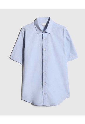 Camisa Para Hombre Manga Corta Sin Bolsillo Color Azul Claro Marca Patprimo #44013038