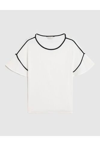 Blusa De Manga Acampanada   Para Mujer Blanco Patprimo Patprimo