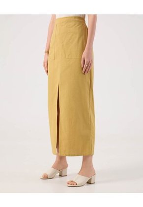 Falda Para Mujer Medio Color Verde Marca Patprimo #30140404