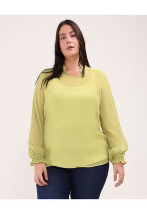 Blusa Para Mujer Manga Larga Color Verde Marca Patprimo #14121355