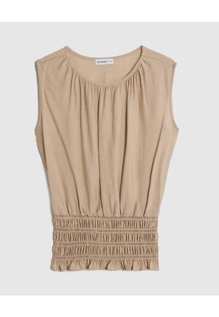 Blusa  Para Mujer Manga Sisa Color Café Marca Patprimo #30123640