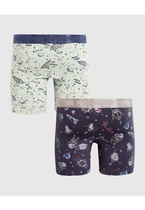 Pantaloncillo Infantil Niño Boxer Filete Medio Color Negro Marca Patprimo #63000070