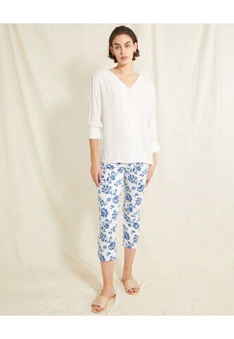 Pantalón Para Mujer 5 Bolsillos Color Azul Oscuro Marca Patprimo #30071547 Patprimo