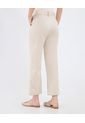 Pantalón Con Cinturon Incluido  Para Mujer Beige Patprimo de Patprimo