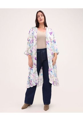 Chaqueta Para Mujer Kimono Color Azul Marca Patprimo #14080140