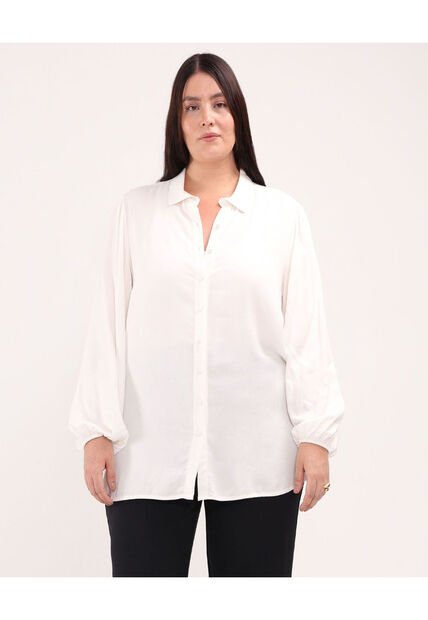 Camisa Para Mujer Manga Larga Color Blanco Marca Patprimo #14010186