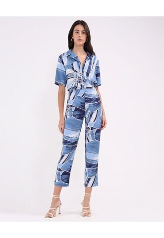 Pantalón Para Mujer  Color Azul  Marca Patprimo #30071867 Patprimo