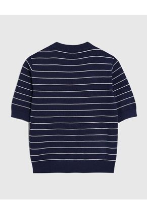 Camiseta  Para Mujer Manga Corta Cuello Redondo Color Azul Marca Patprimo #30093864