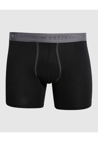 Boxer X1 Para Hombre Fleat Seamer Medio Color Negro Marca Patprimo #44000090 Patprimo