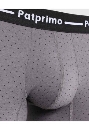 Boxer X1 Para Hombre Fleat Seamer Color Gris Marca Patprimo #44000474