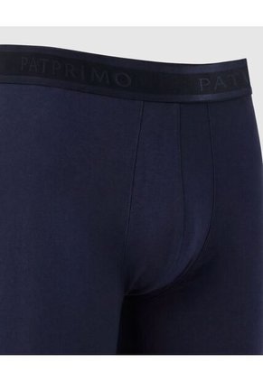 Bóxer Medio Unicolor  X1 Para Hombre Azul Patprimo