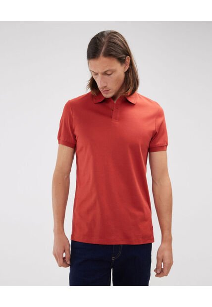 Polo Para Hombre Cuello Tejido Sin Bolsillo Color Rojo  Marca Patprimo #44112585